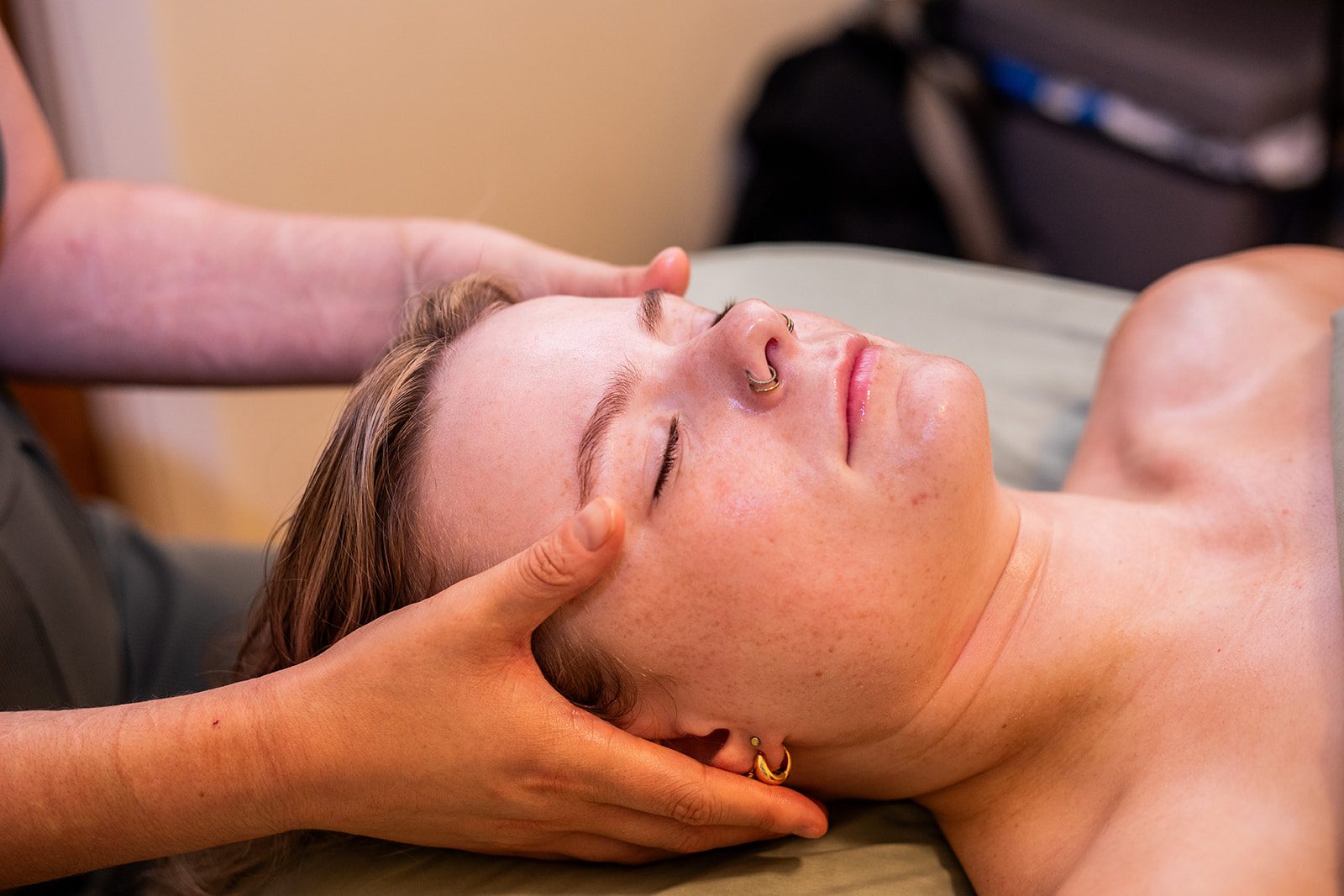 CranioSacral Therapy — gentle hands-on work at the head